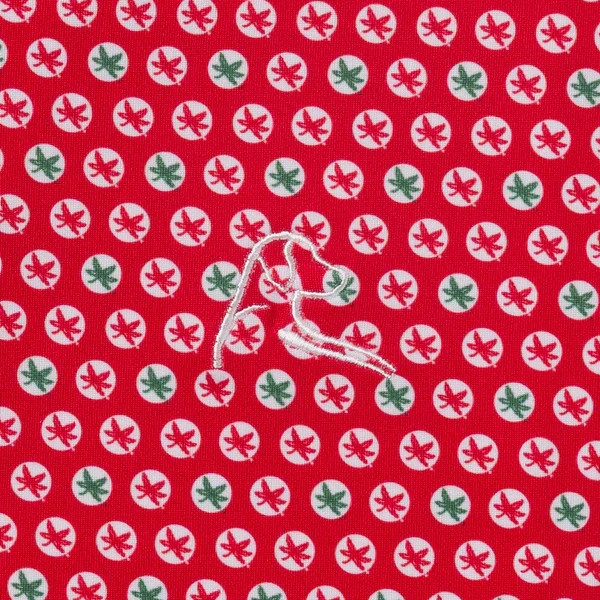 Rhoback Ohio State Helmet Decal Collegiate Polo Mens Golf Shirt Stretch