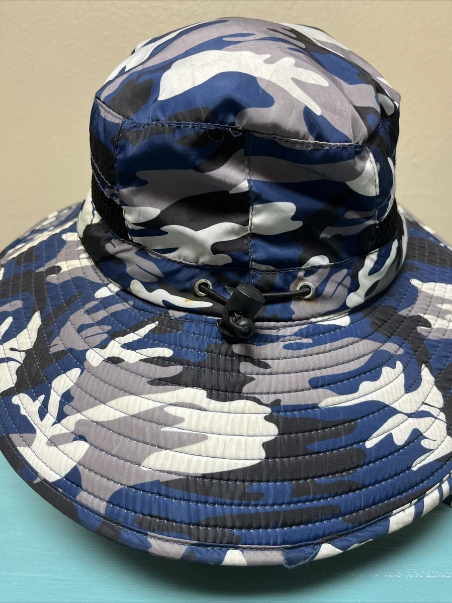 Men’s Outdoor Camouflage Wide Brim Sun Bucket Fishing Hiking Hat. No Brand