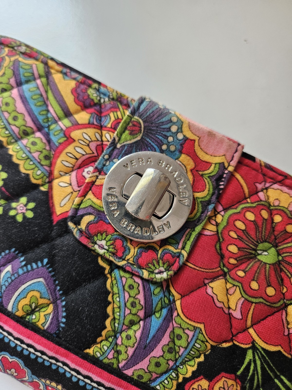 Vera Bradley Turnlock Zip Wallet