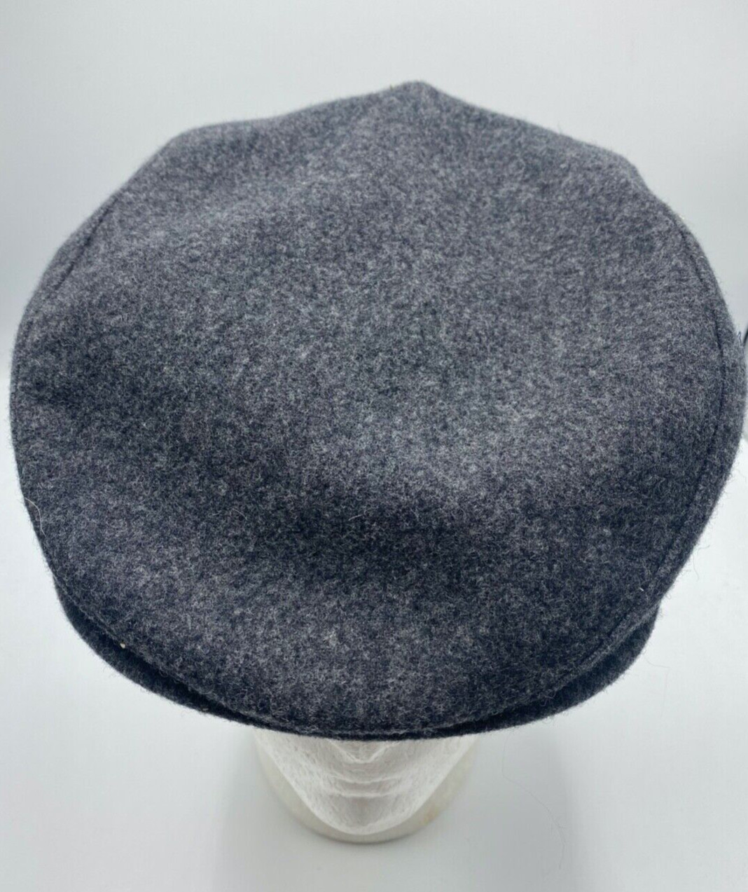 Pendleton Gray Adult Ear Flap Wool Newsboy Hat Cap Size S