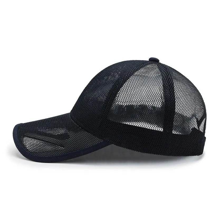 Breathable Mesh Cap Openwork Summer Sun Hat Outdoor Sports Unisex