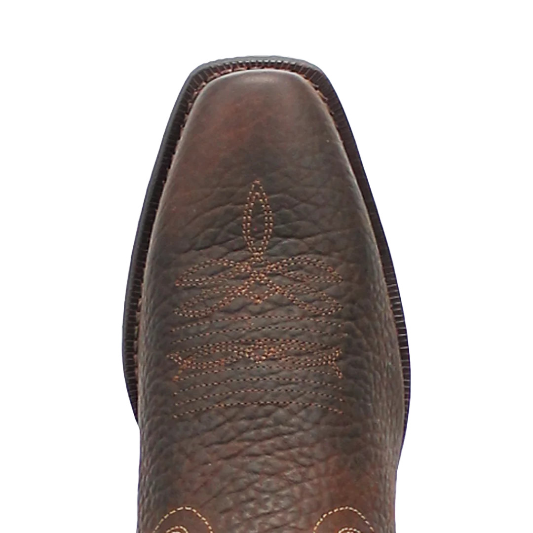 Laredo Men’s Gilly Dark Brown Leather Cowboy Boots 68449