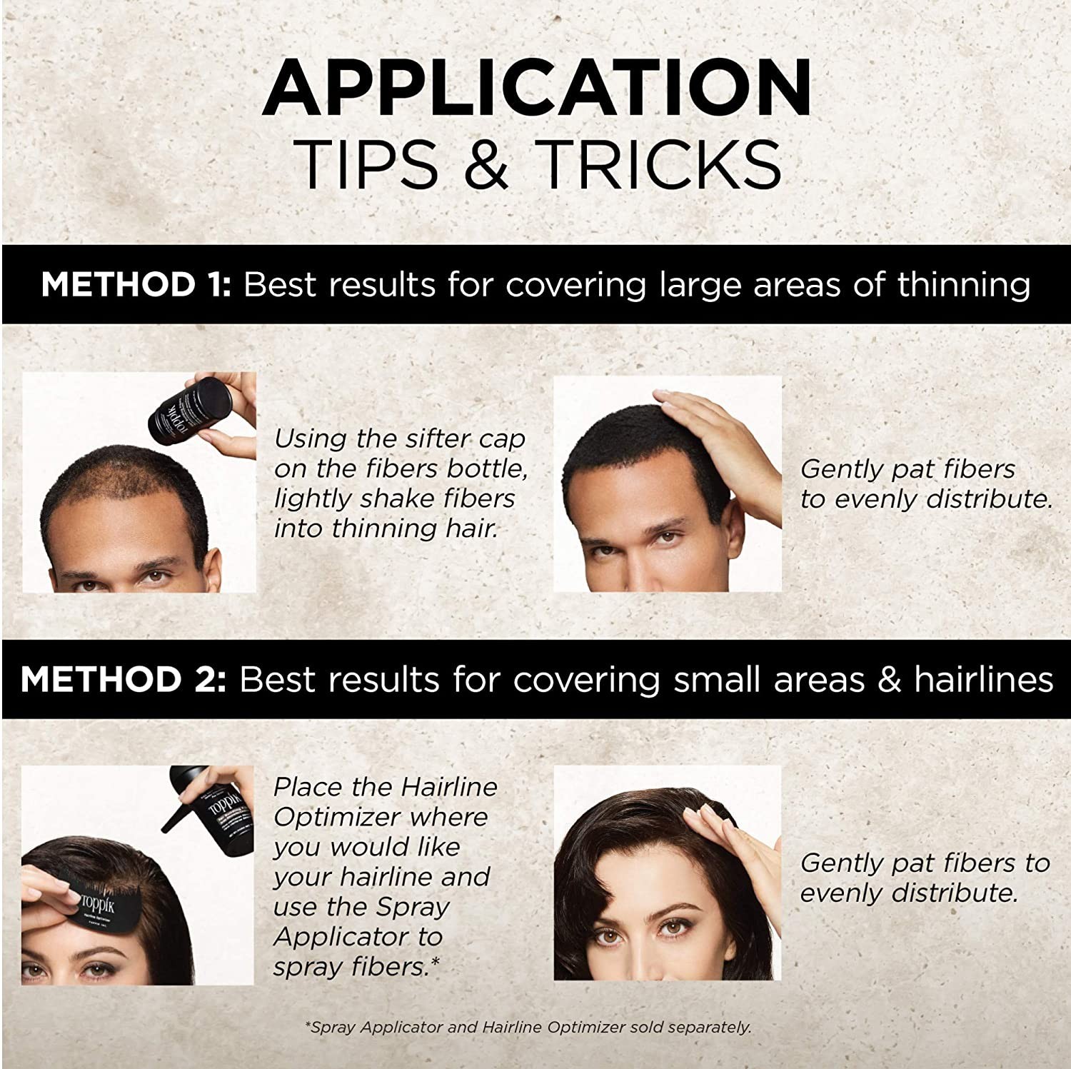 2PCS TOPPI Hair Building Fibers 27.5g Choose Your Color [20%-30% OFF EVENT]