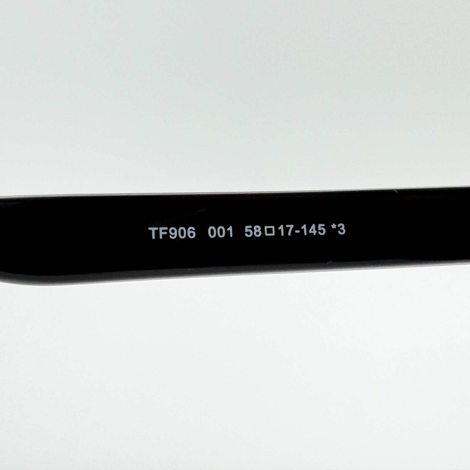 Tom Ford TF906 Square Sunglasses Black Frame Grey Lens 56-17-145 Men