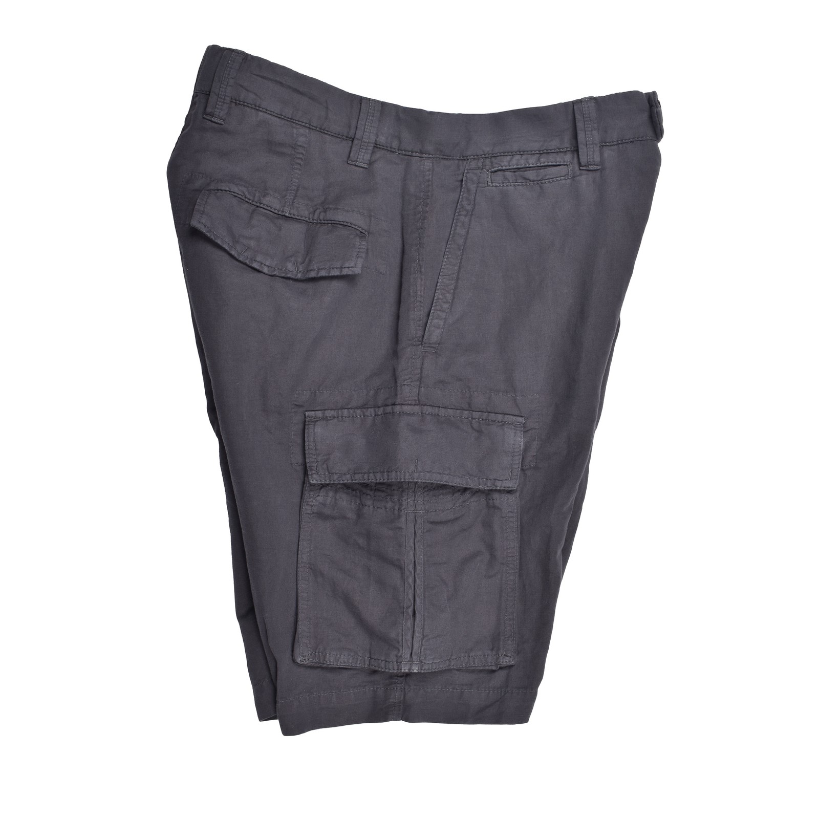BRUNELLO CUCINELLI MEN’S LINEN BLEND CARGO STYLE SHORT PANTS NWT MSRP $1095