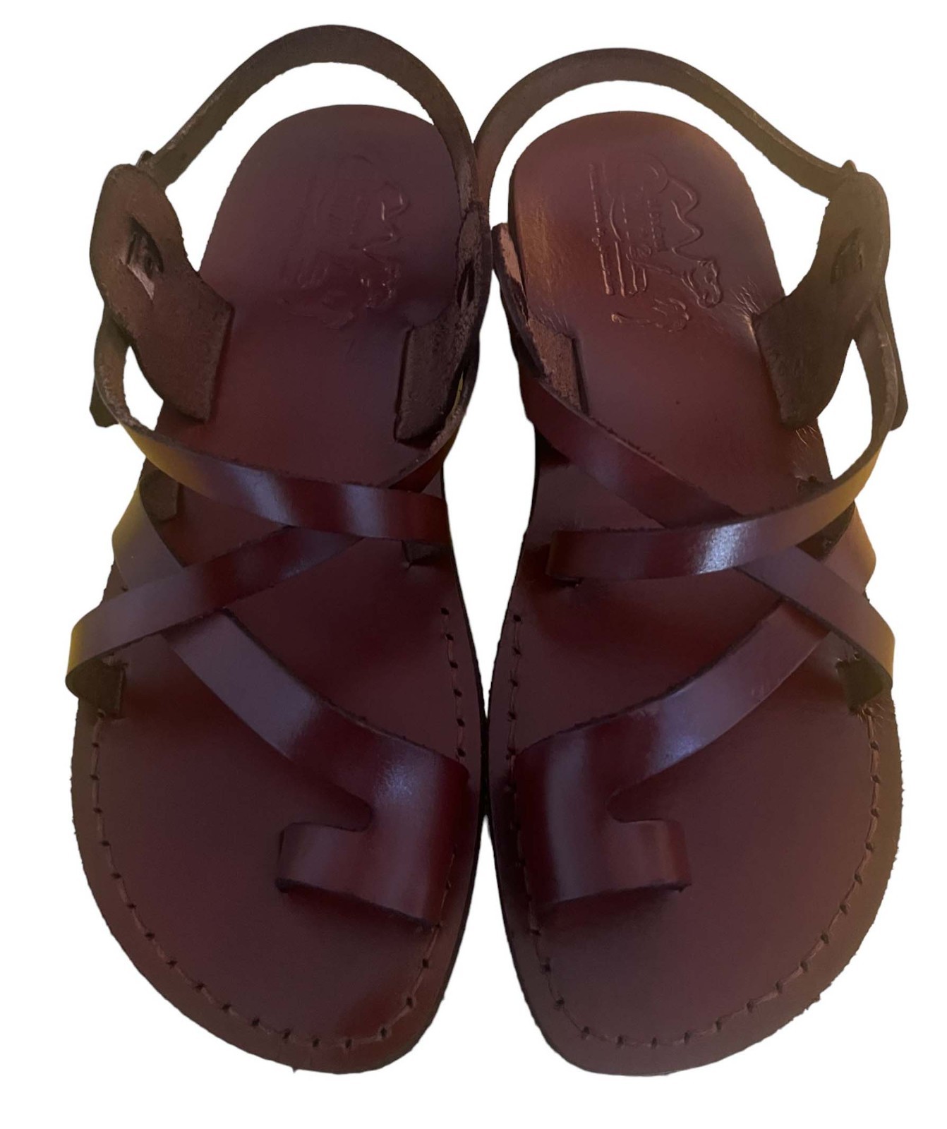 Classic Style Original Leather Biblical Jesus Sandals from Jerusalem