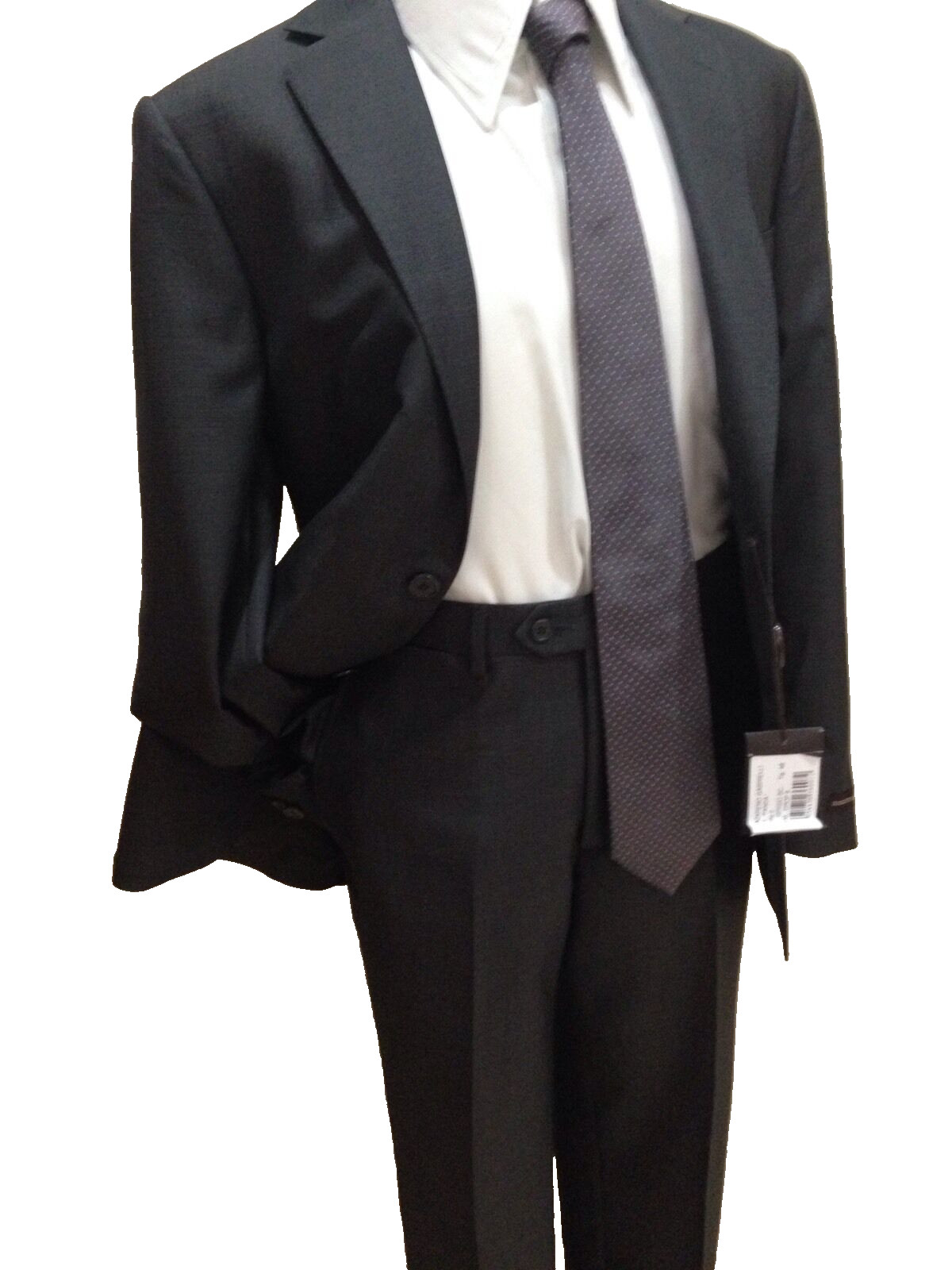 Men’s Dark Gray Fresco Wool Drop7 Suit Jacket 46 48 50 52 54 56 58