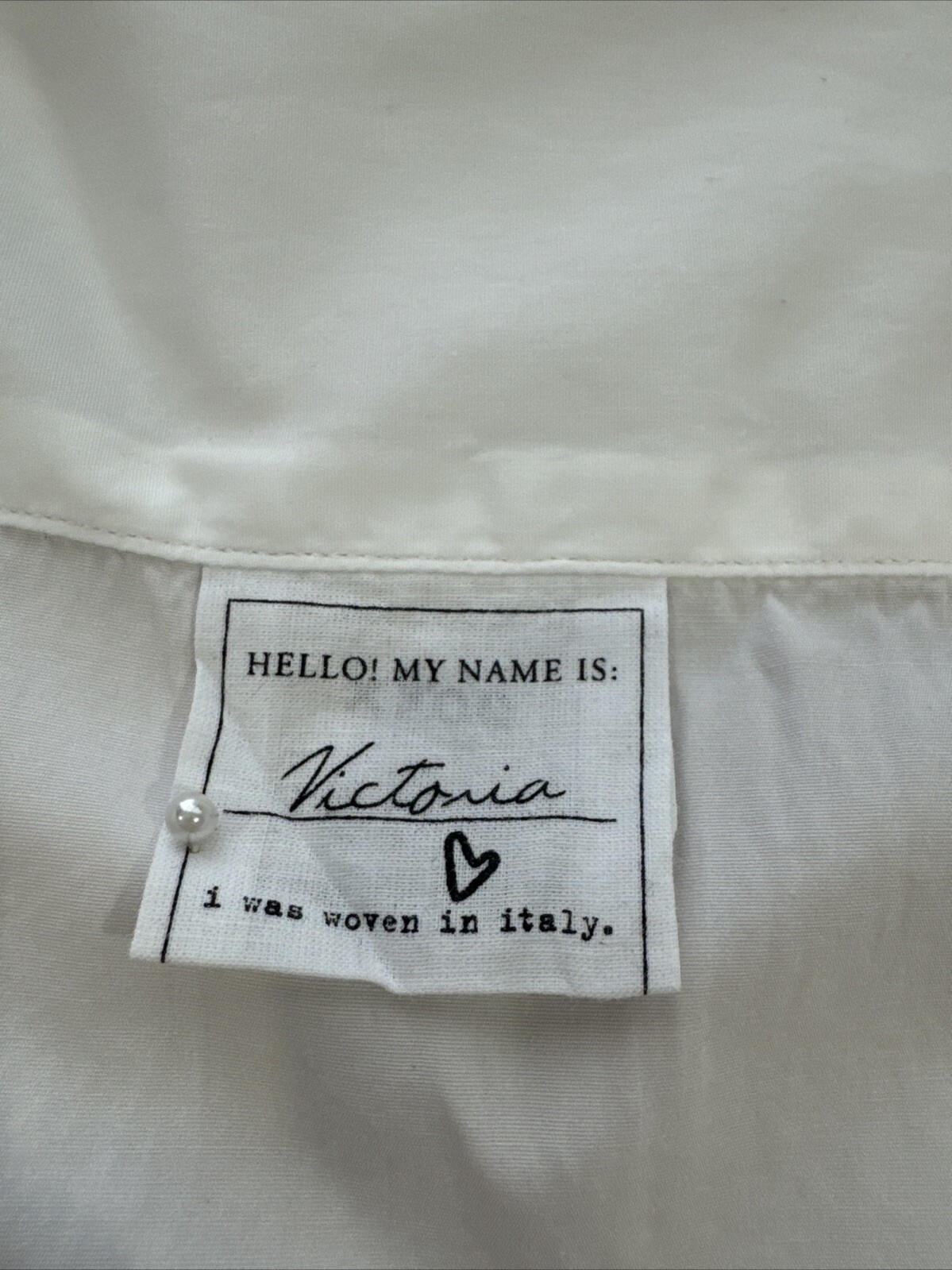 Frank & Eileen Italian Victoria Tuxedo Shirt Womens White SuperLuxe Sz S