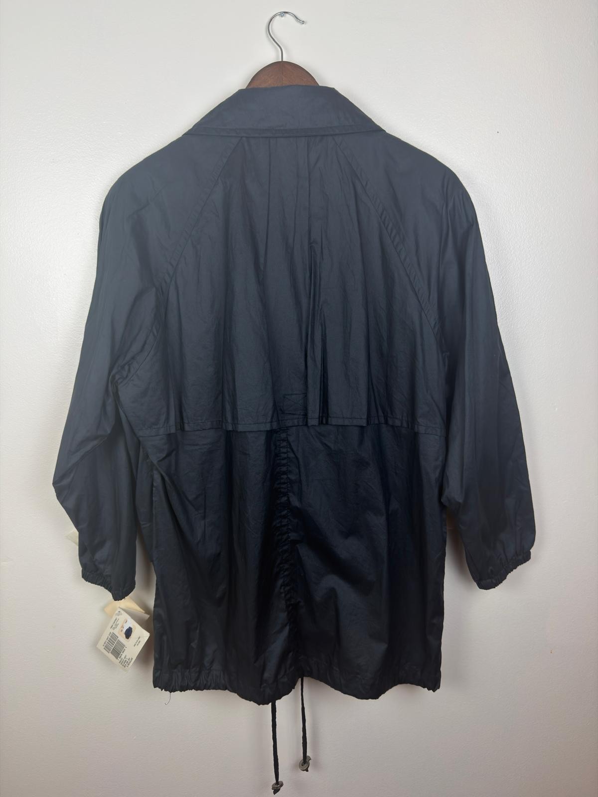 London Fog Rain Windbreaker Jacke S Midnight Blue Cotton Shell Lightweight