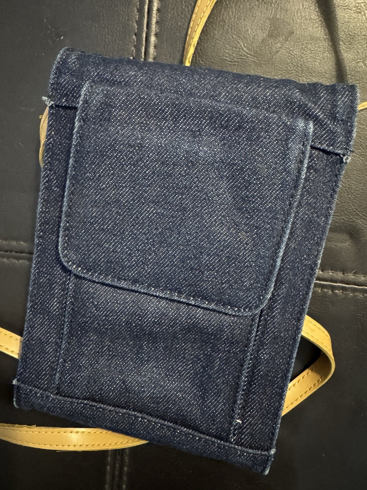 Denim Easy Spirit Crossbody Flat Purse
