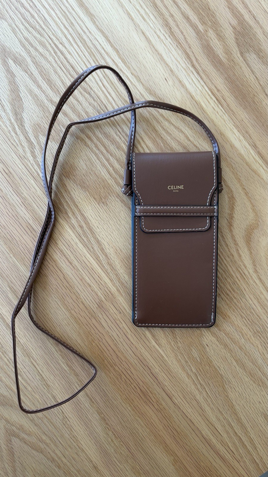 CELINE TRIOMPHE METAL 01 SUNGLASSES IN GOLD METAL WITH LEATHER POUCH BAG