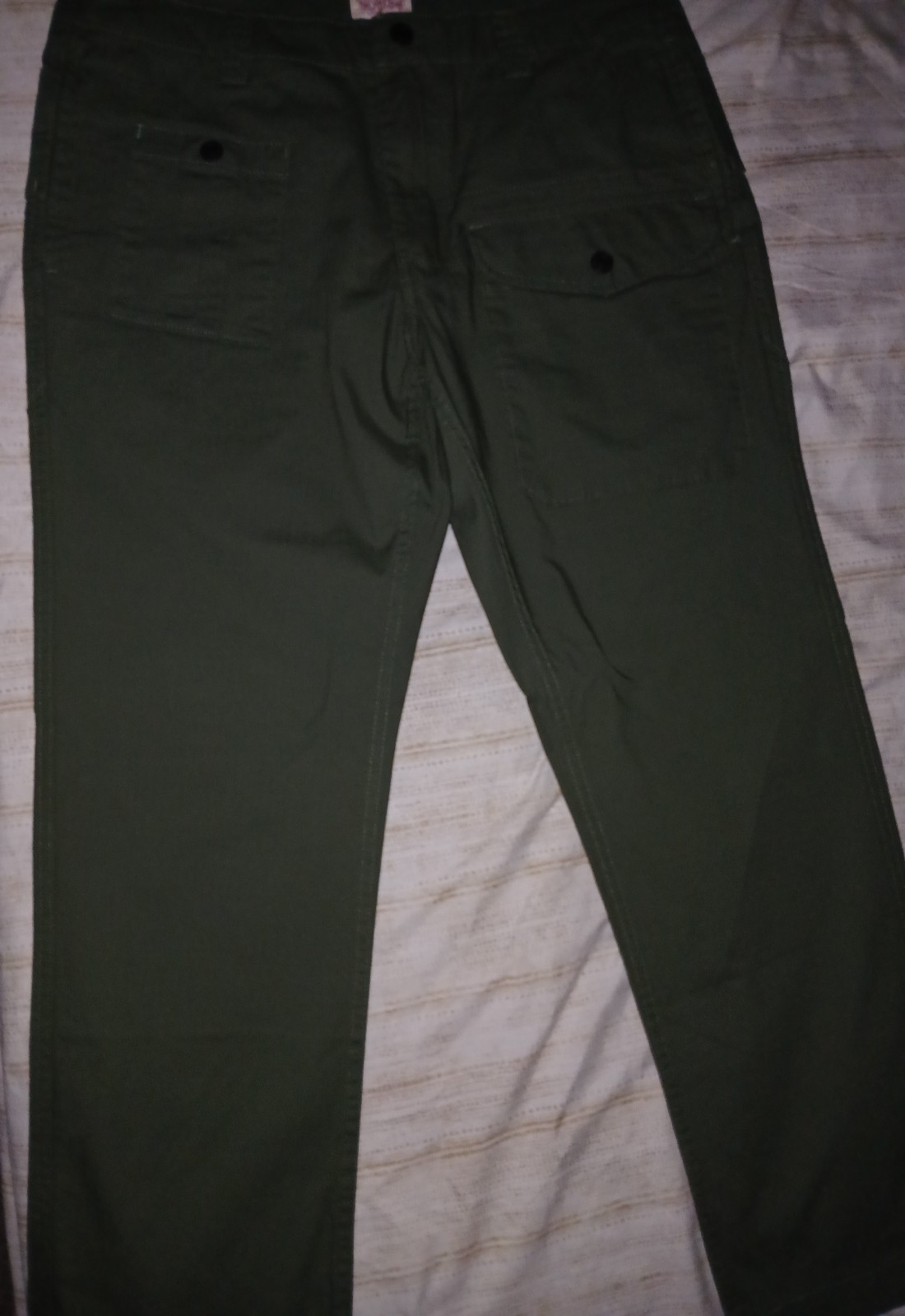 Levi’s 541 Athletic Taper Cargo Pants Stretch Green Utility 31×30 fits 33×26.5