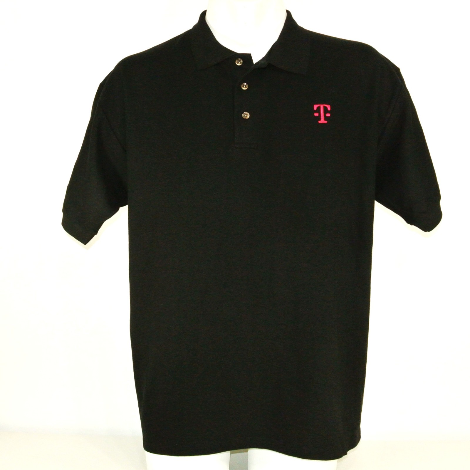 T-MOBILE Communications Tech Employee Uniform Polo Shirt Black Size M Medium NEW