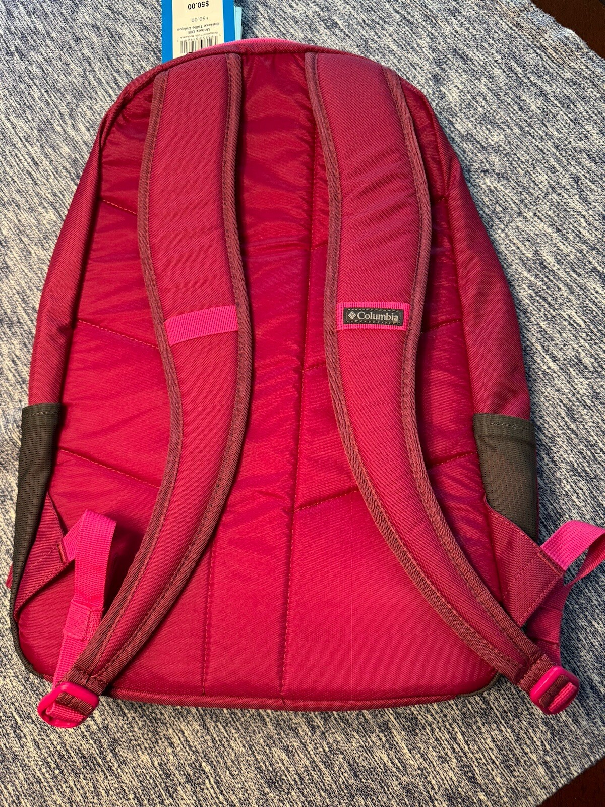 COLUMBIA Unisex Bridgeline 25L Dark Raspberry Backpack – NWT! MSRP: $50