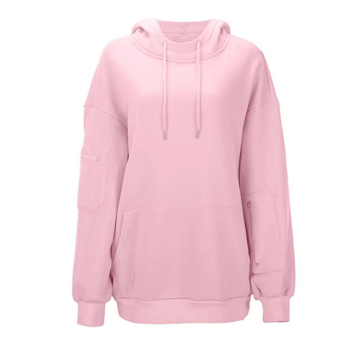 Hoodie with Eye Mask Built In, Airplane Mode Travel Hoodies with Hidden Pockets