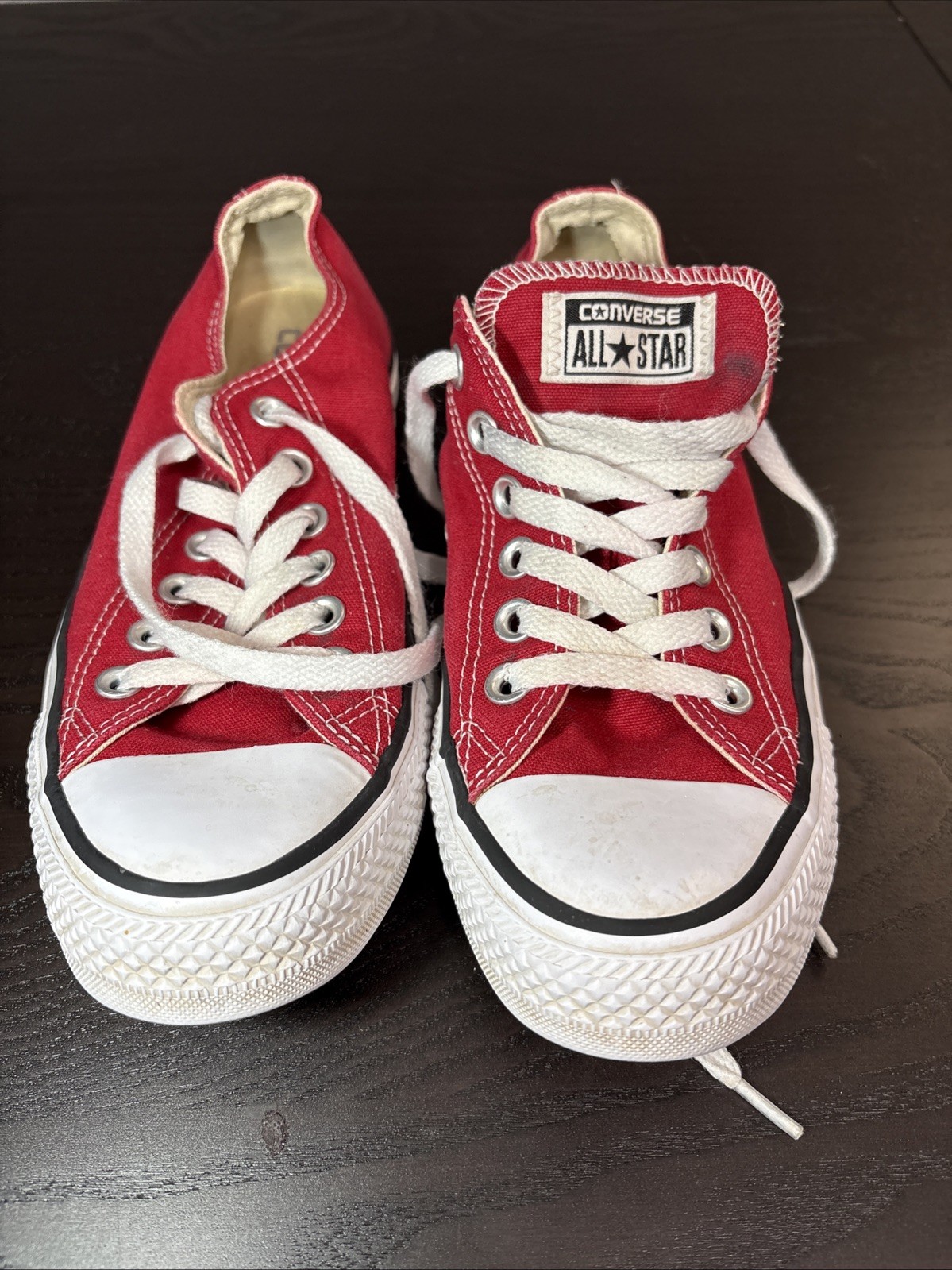 Size 7 Women 5 Men – Converse All Star Low Top Red Unisex