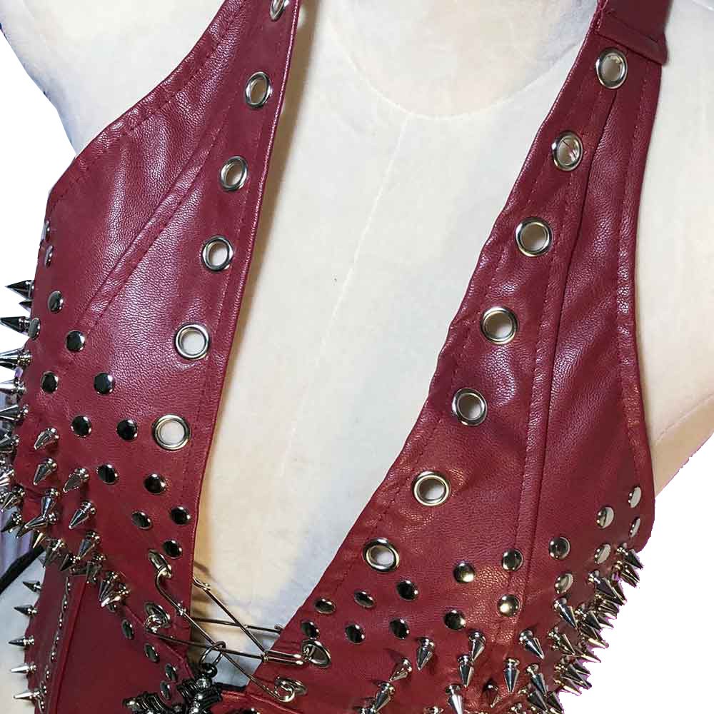 Goth Tops Spiked Emo Clothing Gothic Tank Y2K Punk Rock Clothes Grunge