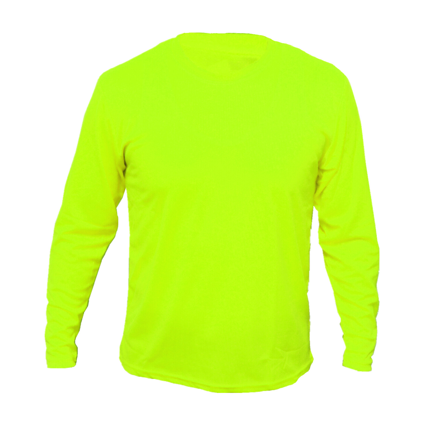 High Visibility Plain T Shirt Safety Yellow Orange Long Sleeve Fast Dry Shirts