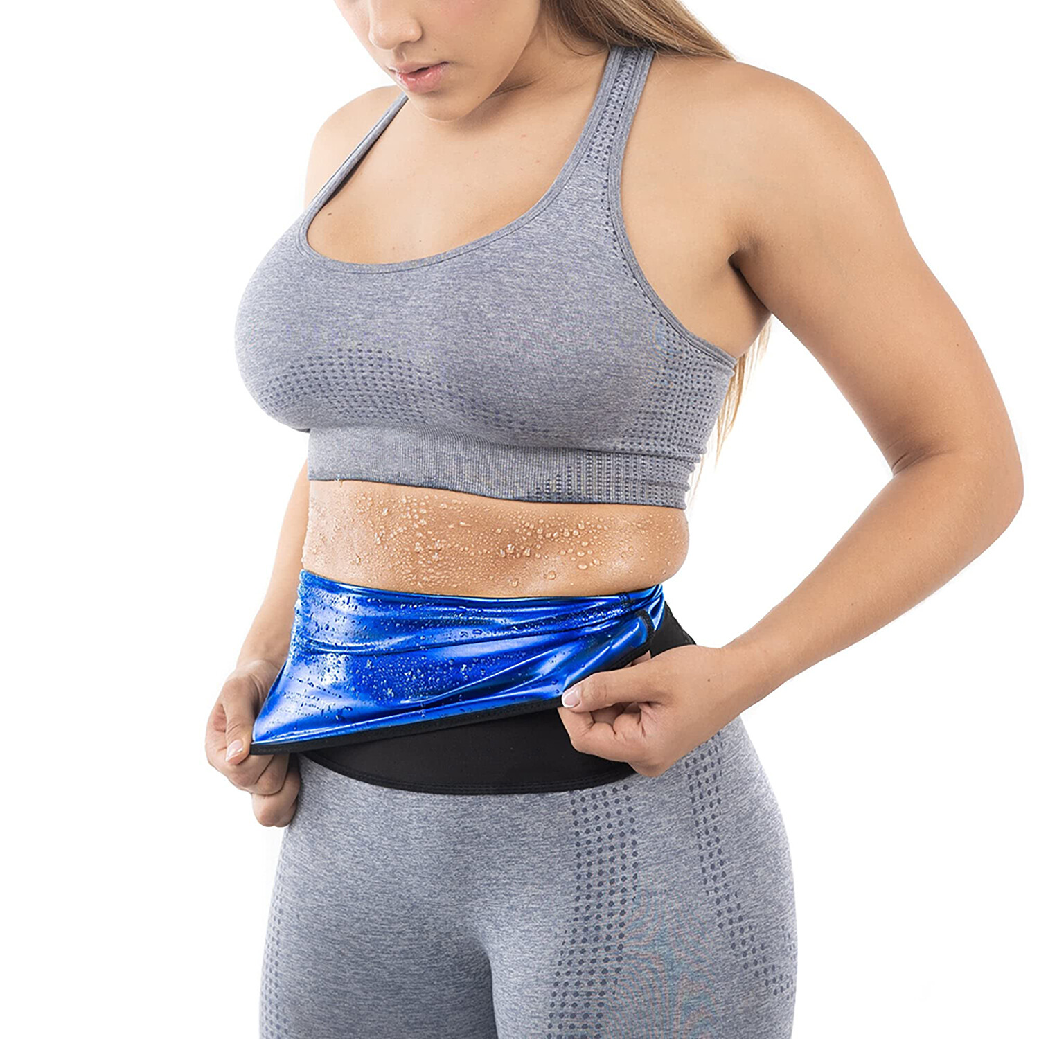 Fajas Colombianas Sauna Belt Waist Trainer Control Belly Fat Burn Training Tape