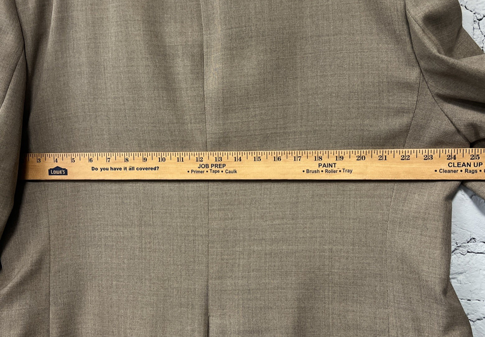Stafford Jacket Men 48R Brown Tweed Blazer Sport Coat Polyester/Worsted Wool