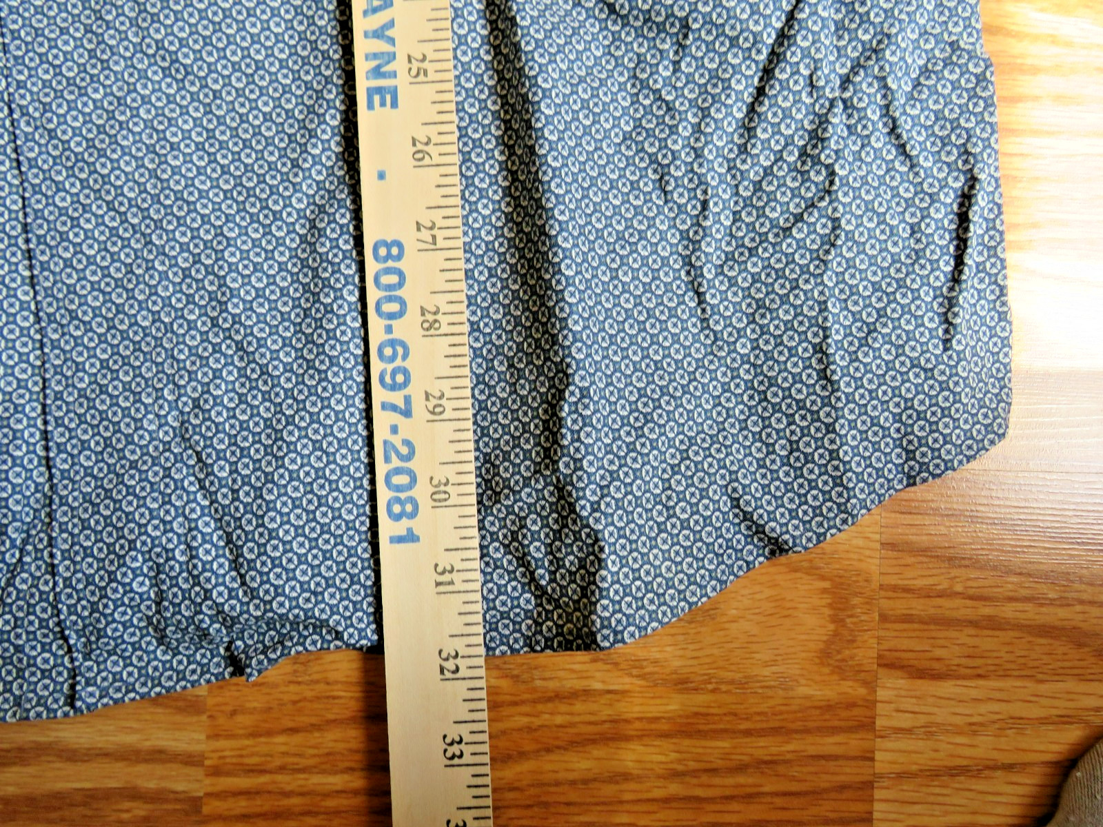 David Taylor Men’s Shirt, Large, Shades of Blue