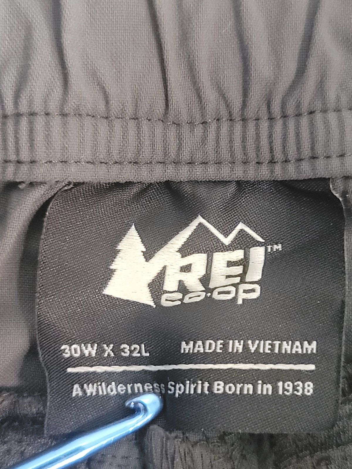 REI Co-Op Pants Mens SZ 30 X 32 Adjustable Length Cargo Gray Outdoor Hiking