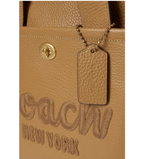 NWT Coach CAM75 Cargo Tote Shoulder Crossbody Bag in Honey Brown Leather 2way