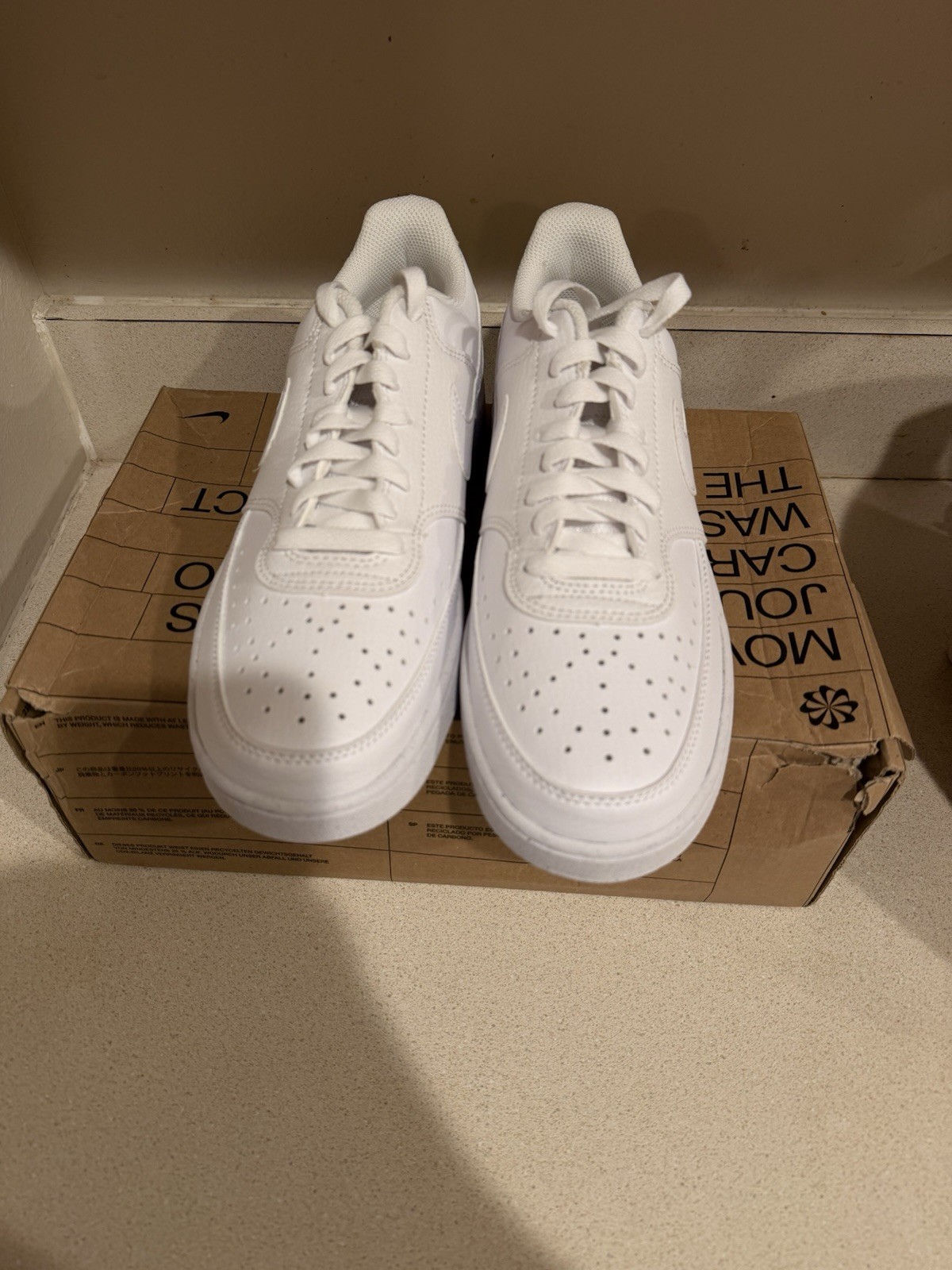Nike Men’s Court Vision Low Nest Nature Shoes White DH2987-100 M/8, W/9.5 [New]
