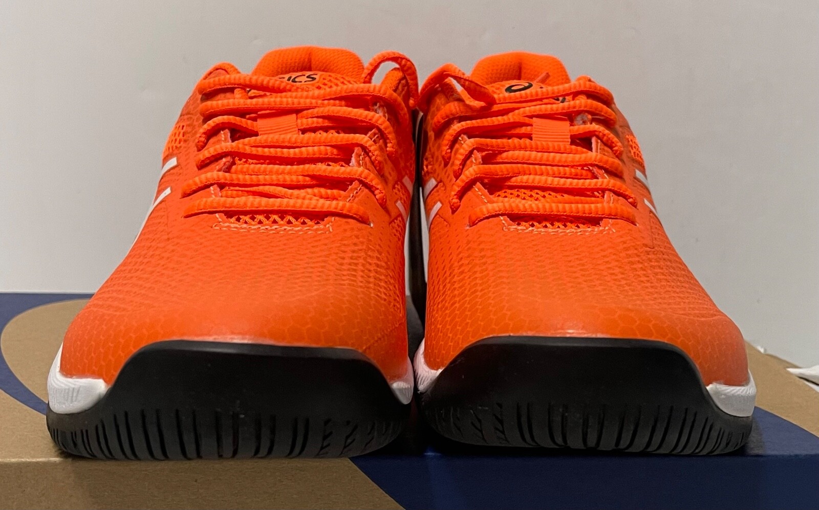Asics Gel Game 9 Pickleball Shoes Sneakers Shocking Orange SIZE 7 1041A416-800
