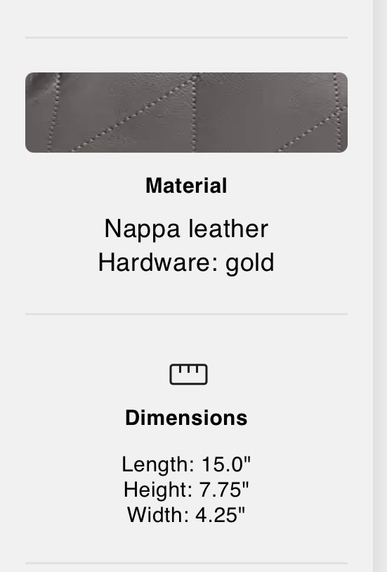 NWT Faye Large Shoulder & Crossbody Bag Quilting Nappa Leather CCZ58 Gold/Slate