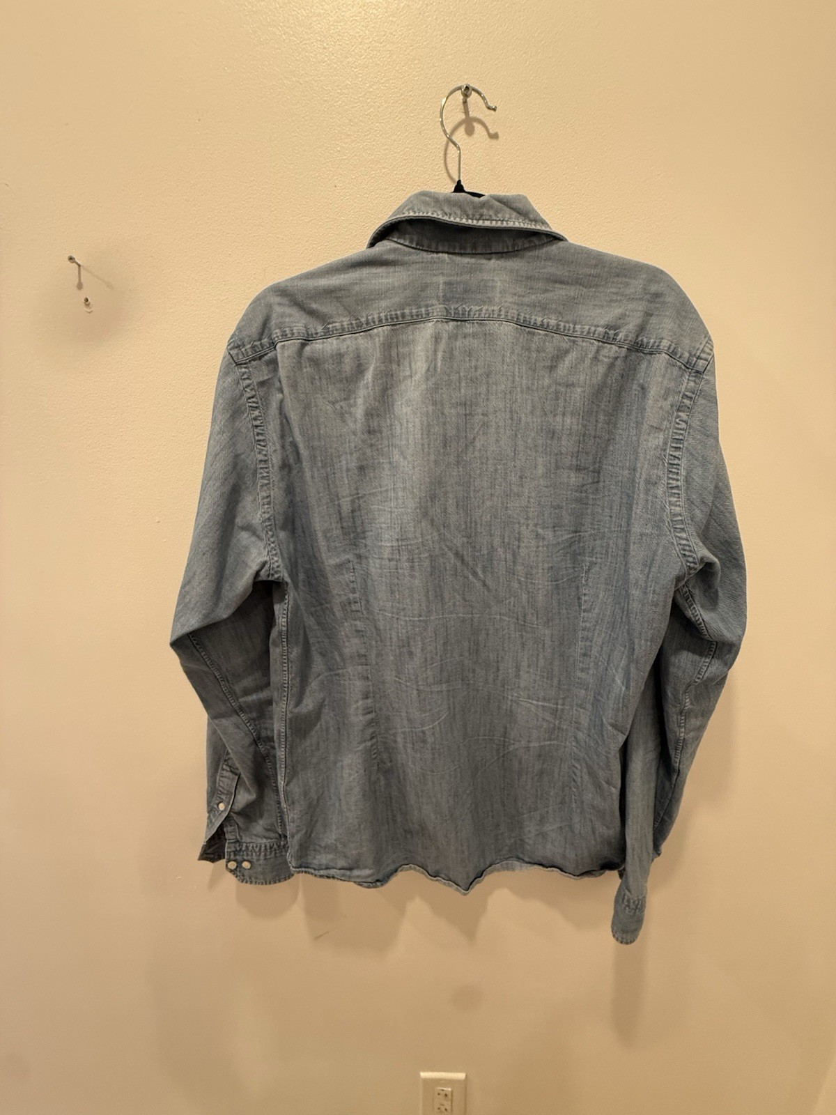 Eton 43 17 Slim Denim Shirt – Made In Italy