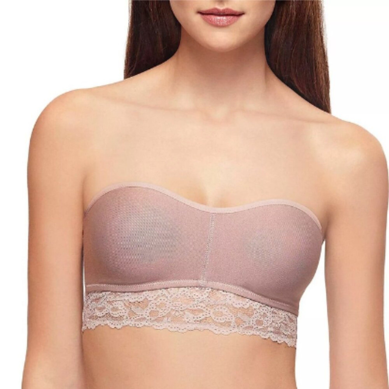 B.tempt’d by Wacoal b.charming Bandeau Strapless Bra Antler Size Large