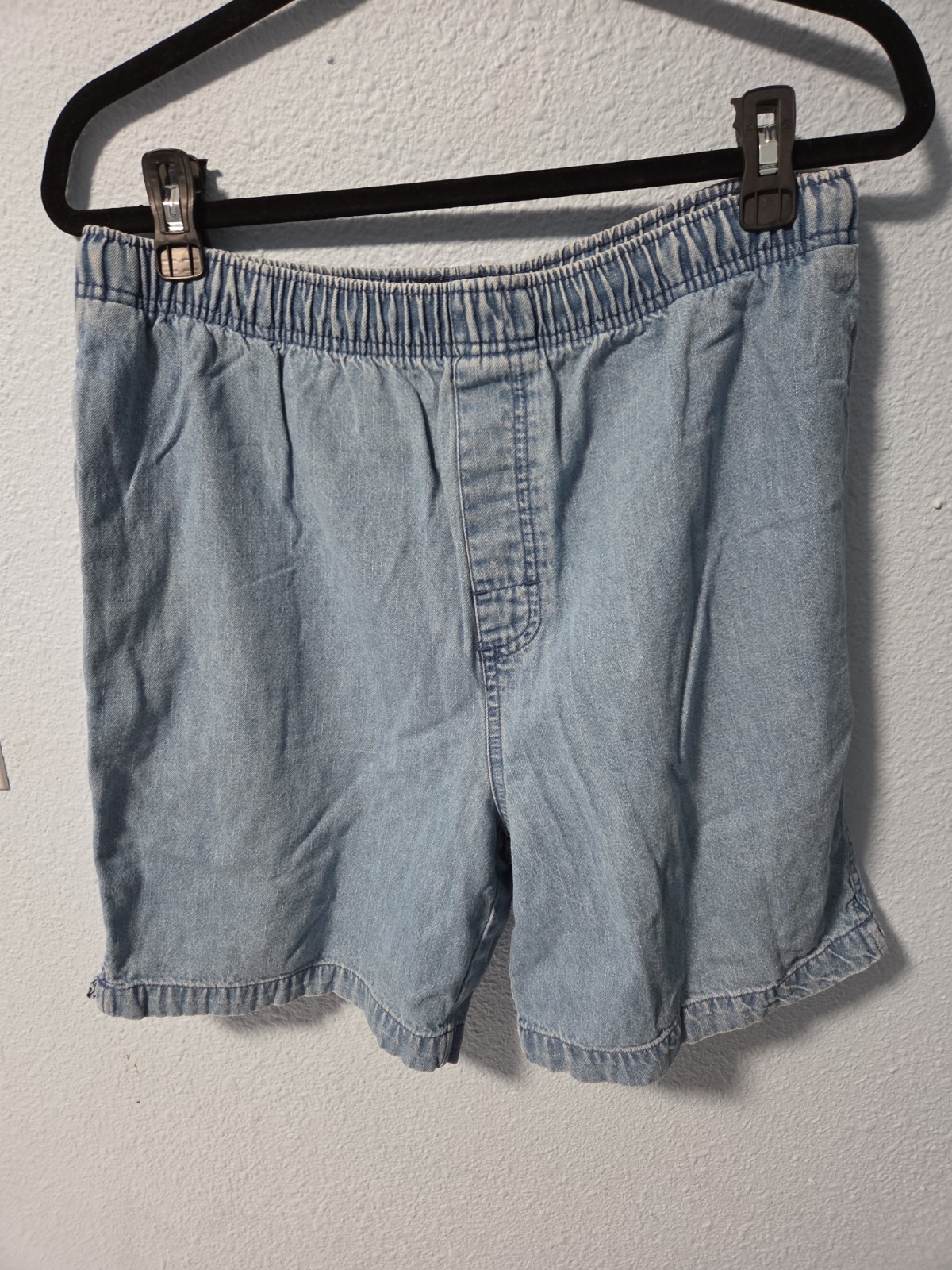 Vintage Puritan Mens S 28/30 Blue Shorts Cotton String Tie