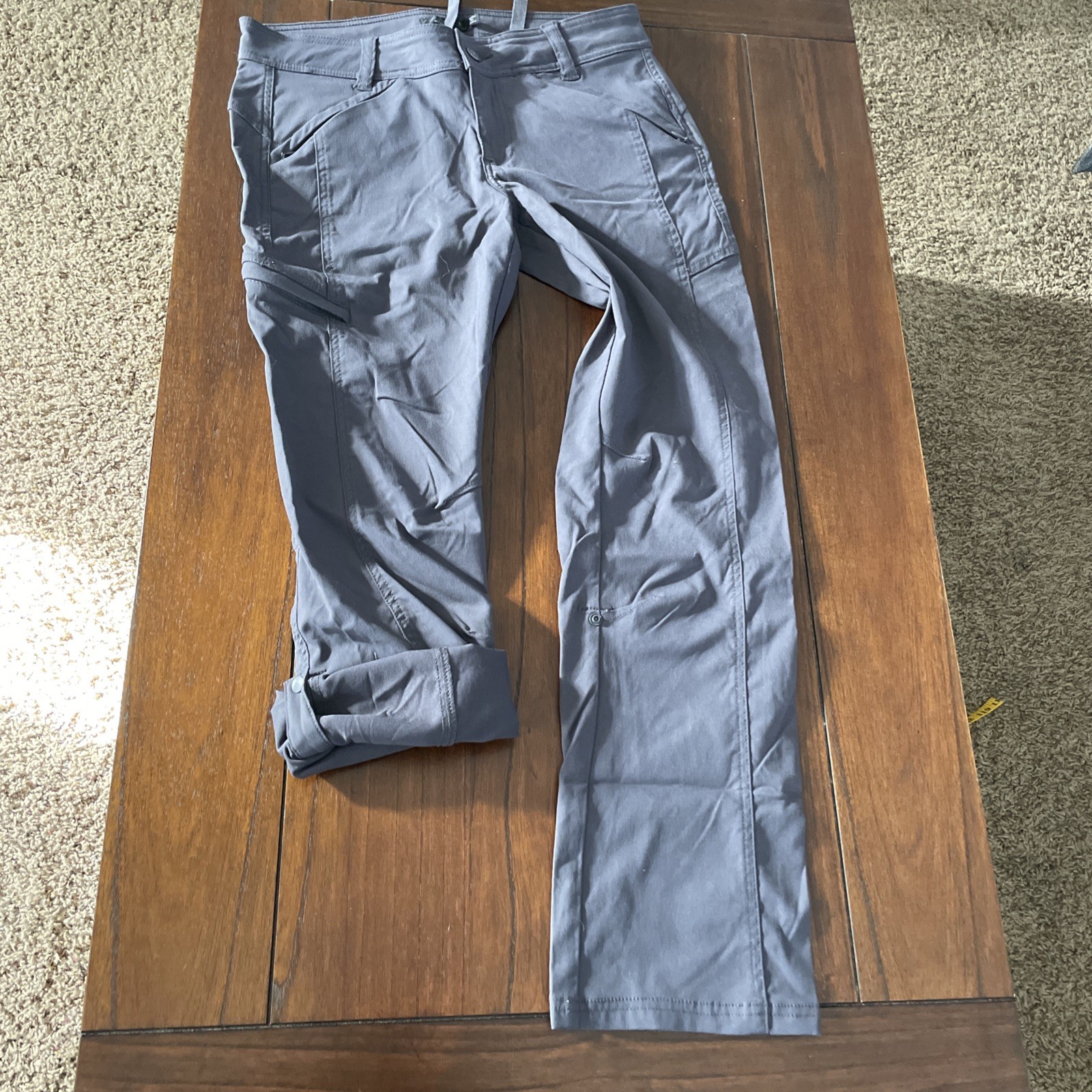 Prana Womens Halle Stretch Hiking Pant Sz 6 UPF 50+ Water/Abrasion Resistant