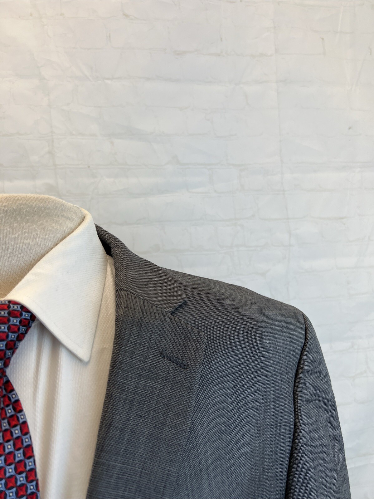 Lauren Ralph Lauren Men’s Gray 100% Wool Blazer 46R $595 Two Button