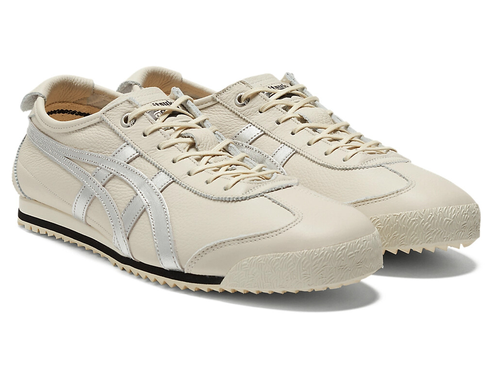 Onitsuka Tiger Mexico 66 Cream White Leather Sneakers Shoes Unisex w/ Box