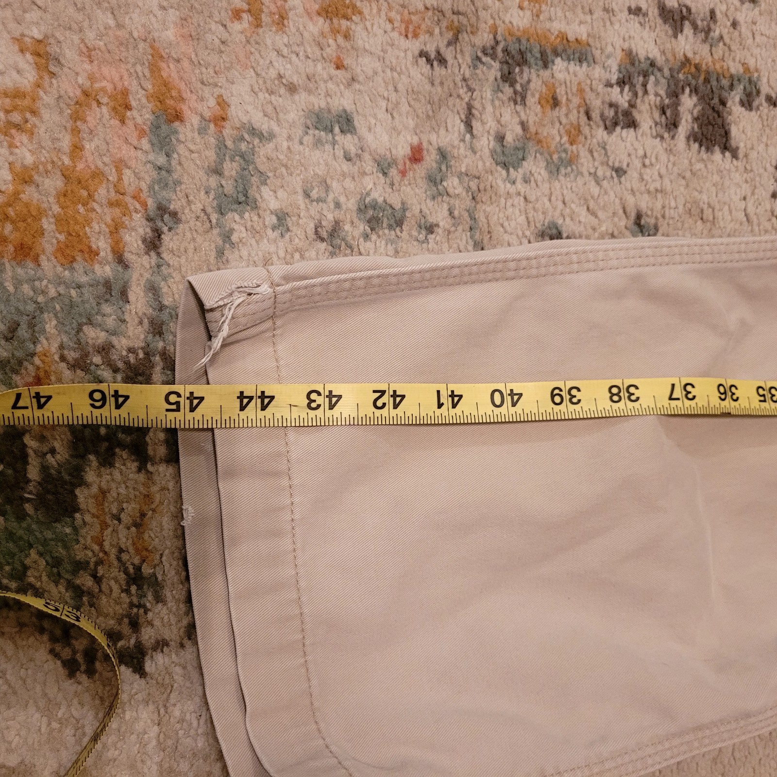Carhartt B324 FDK Men’s Relaxed Fit Canvas Work Pants Beige Cotton 36×34