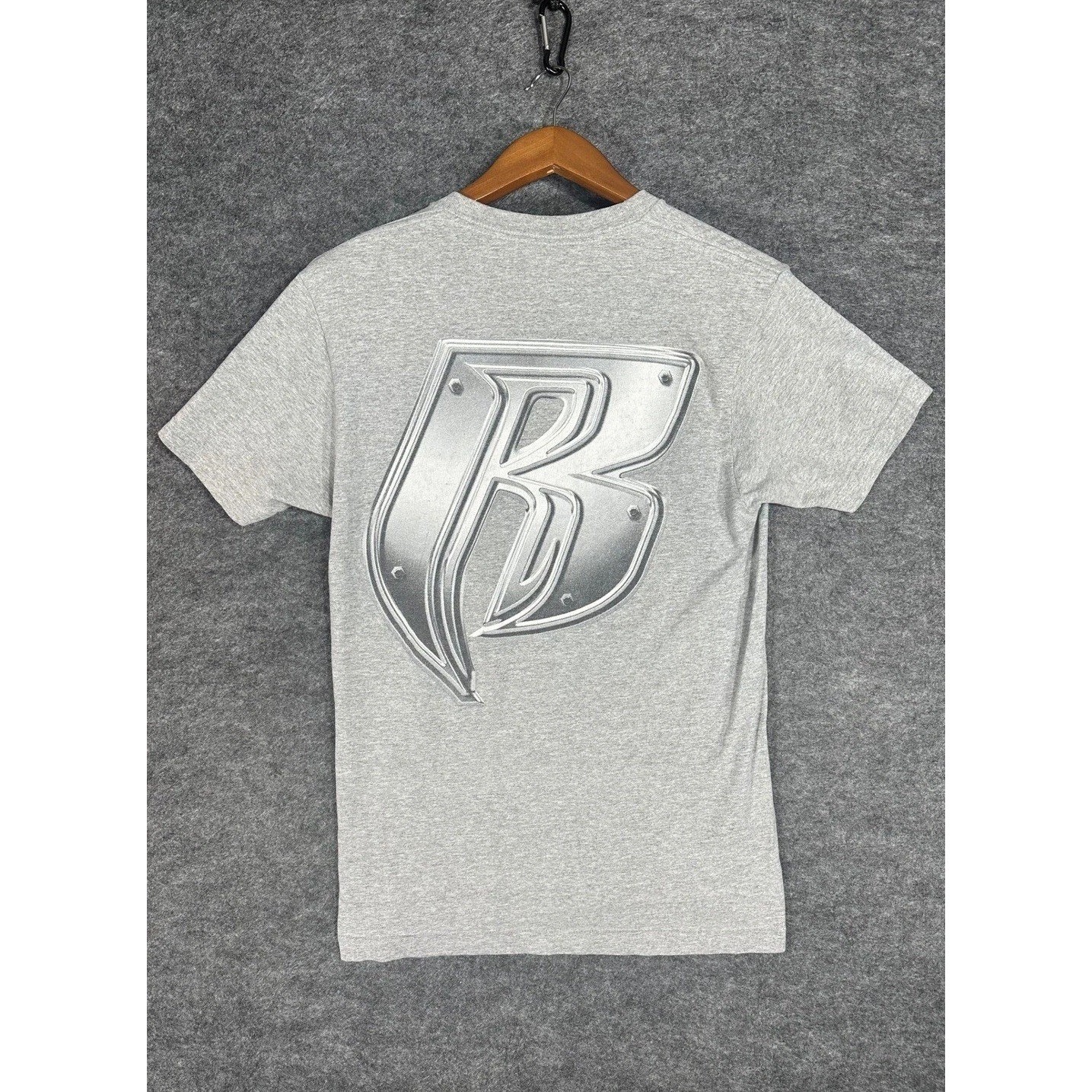 Supreme Ruff Ryder T Shirt Gray Short Sleeve Men’s Size Medium RARE og DMX