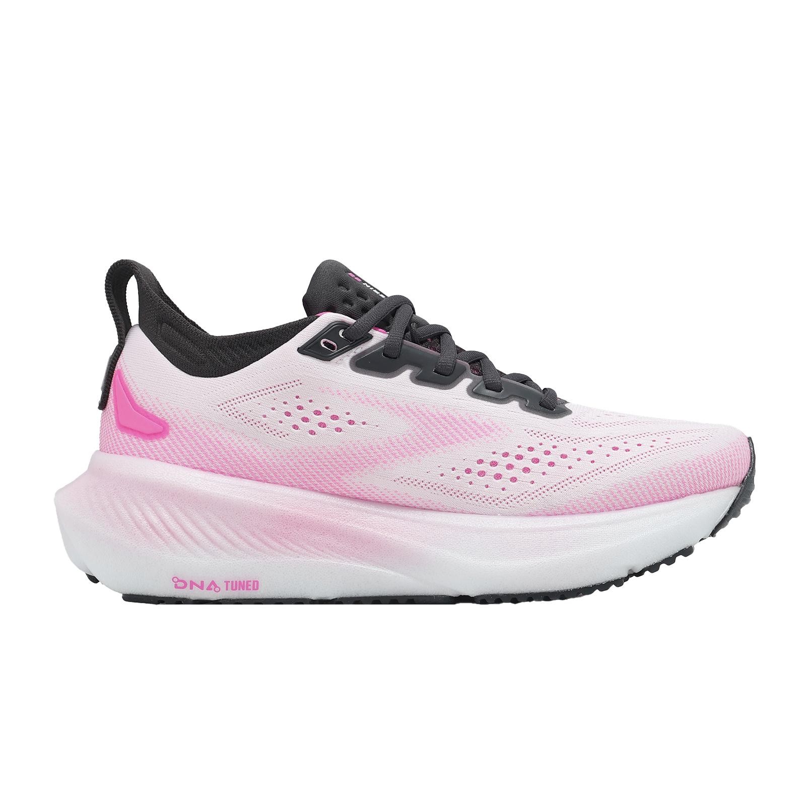 Brooks Glycerin 23 White Phantom Cyber Pink Women Road Running Shoe 1204651B-111