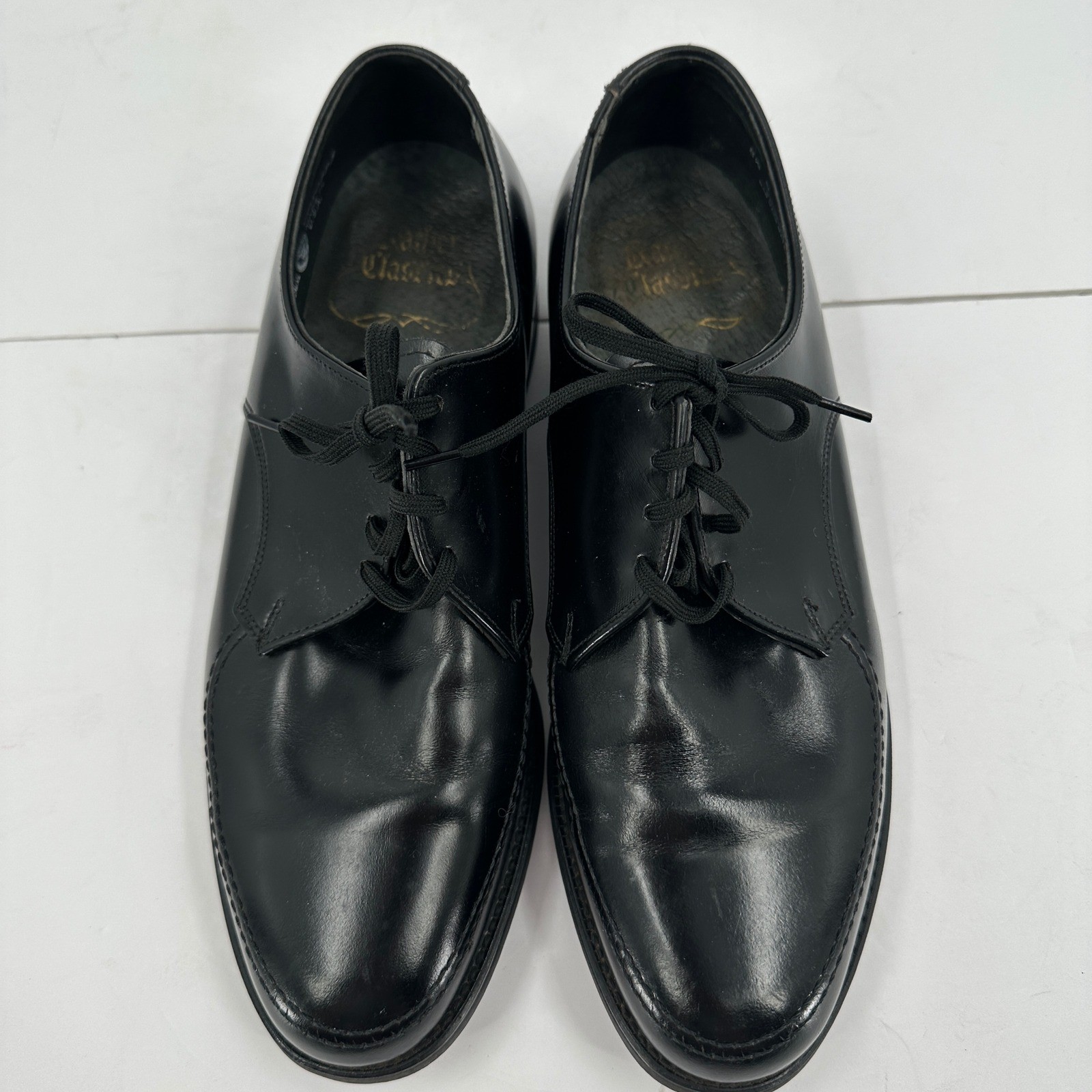 Goodyear Mens Black Leather Oxford Dress Shoes Lace Up Formal Work Size 8.5 E