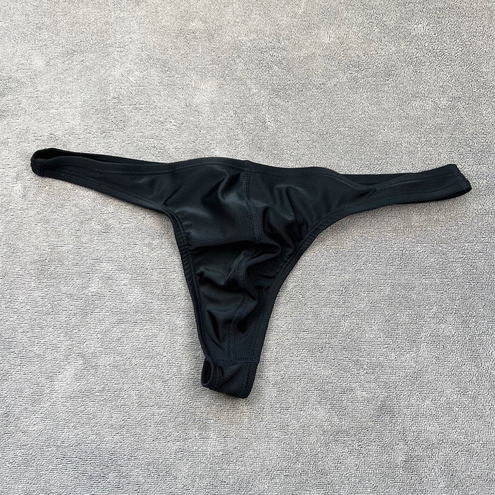 SLUT custom embroidery mens BLACK swim thong underwear swimwear S M L XL 2XL