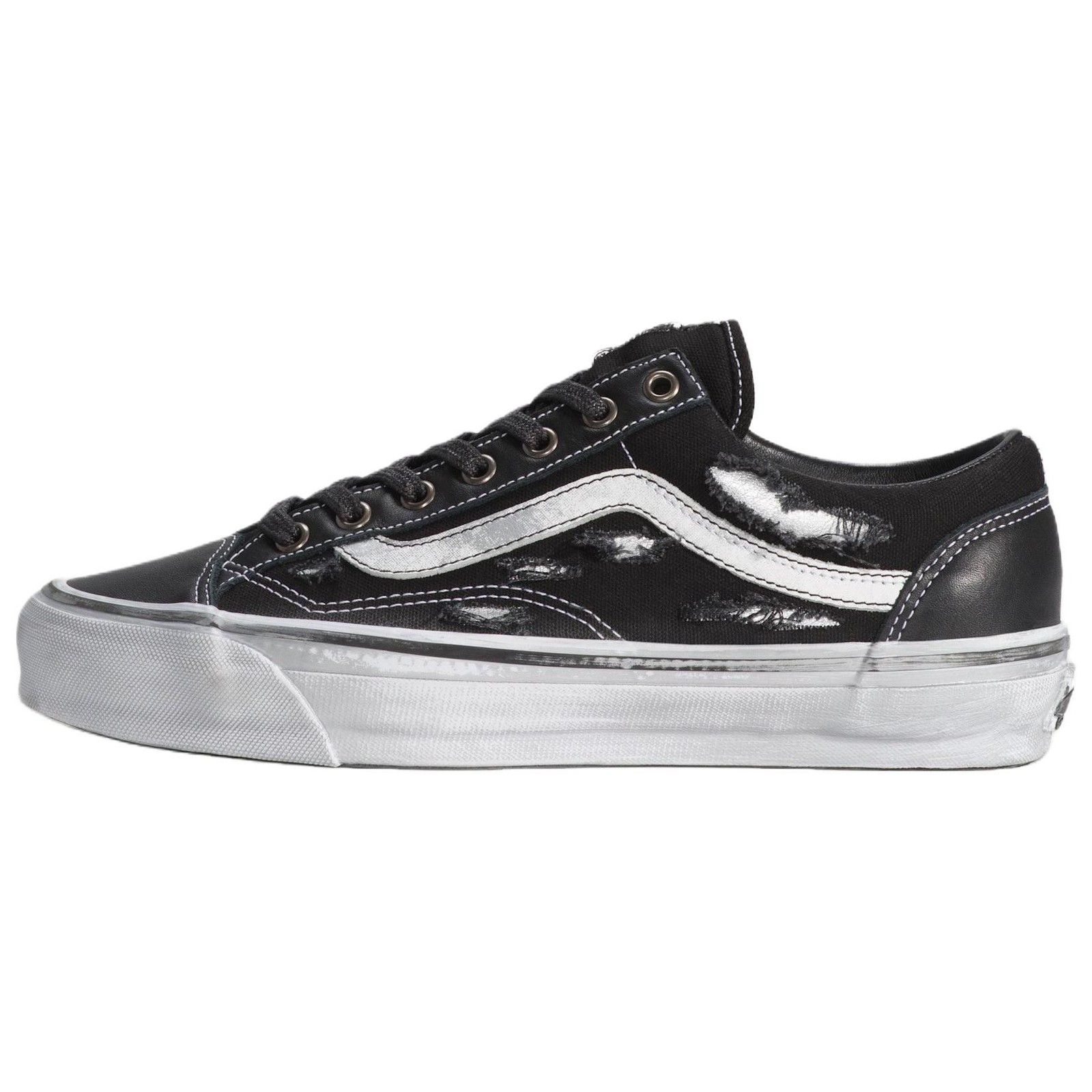 Old Skool Vans 36 Vibram Silver Grey VN000D2GSLV