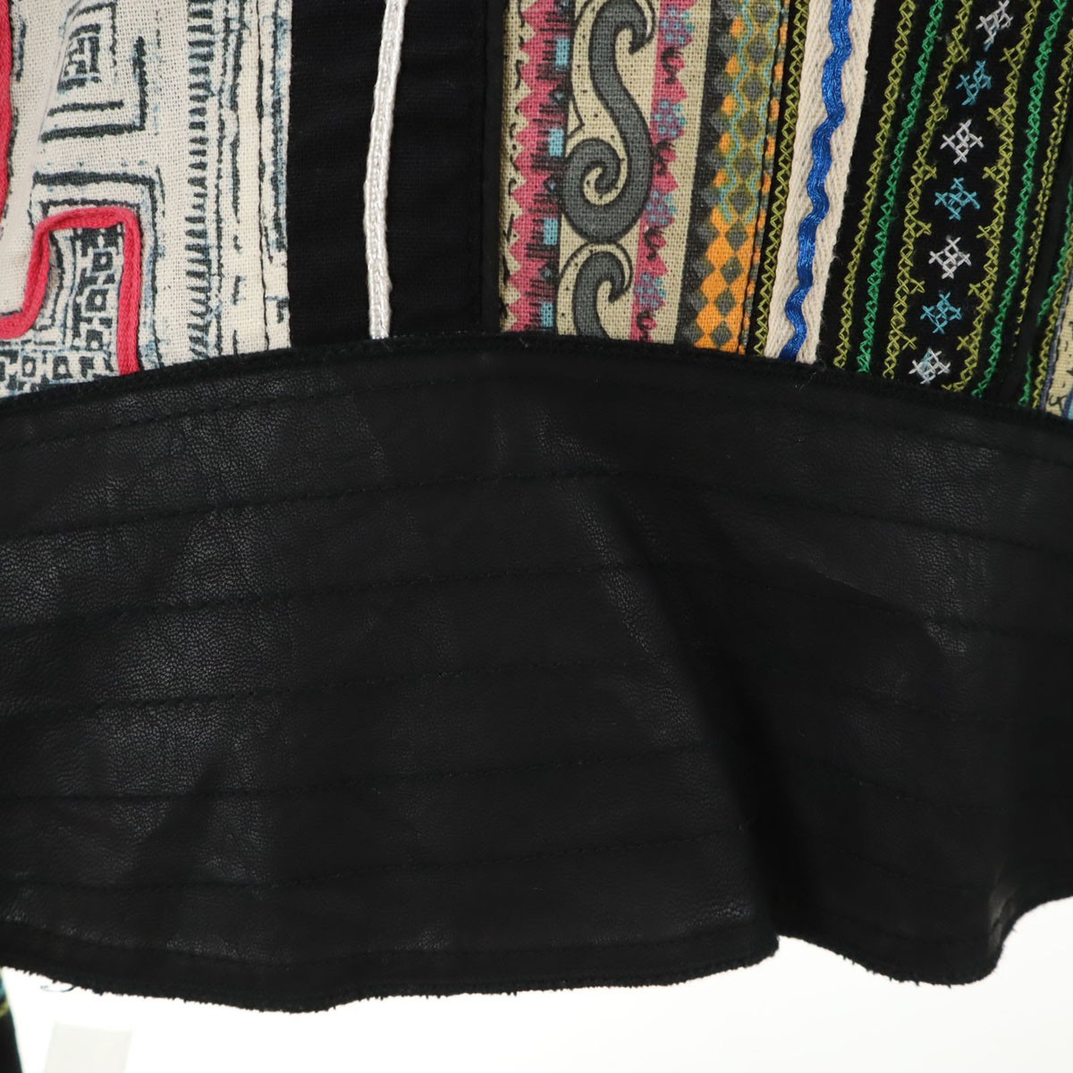 Desigual Ethnic Pattern Double riders jacket 40 Multi Women