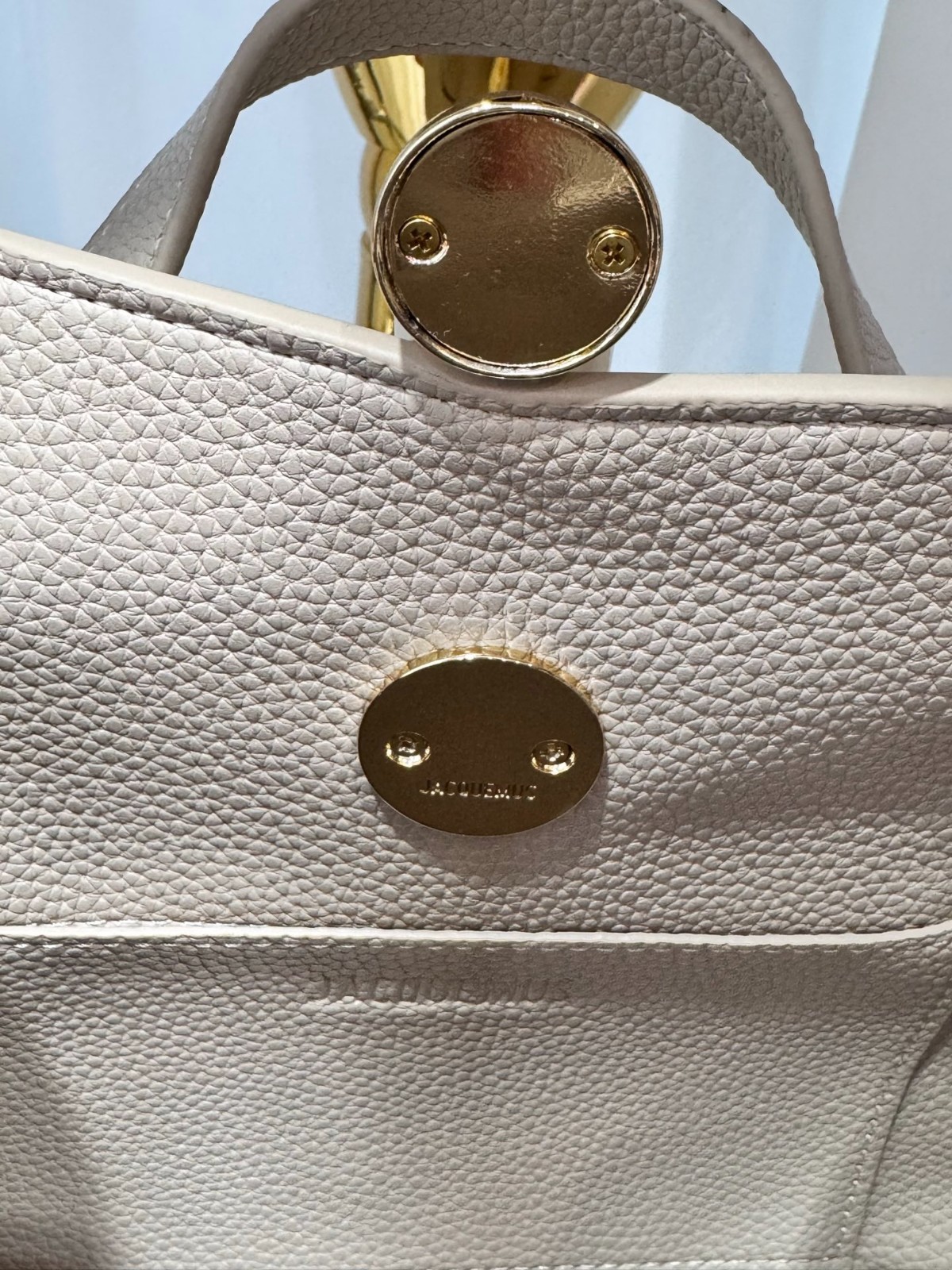 Jacquemus Le Valerie Top Handle Bag Women Grained Leather Shoulder