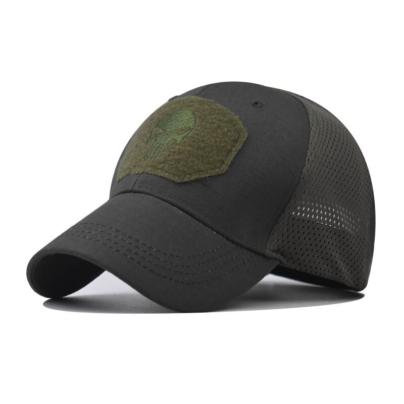 Skull Camouflage Baseball Cap Tactical Army Outdoor Sports Hat Sunshade Hat