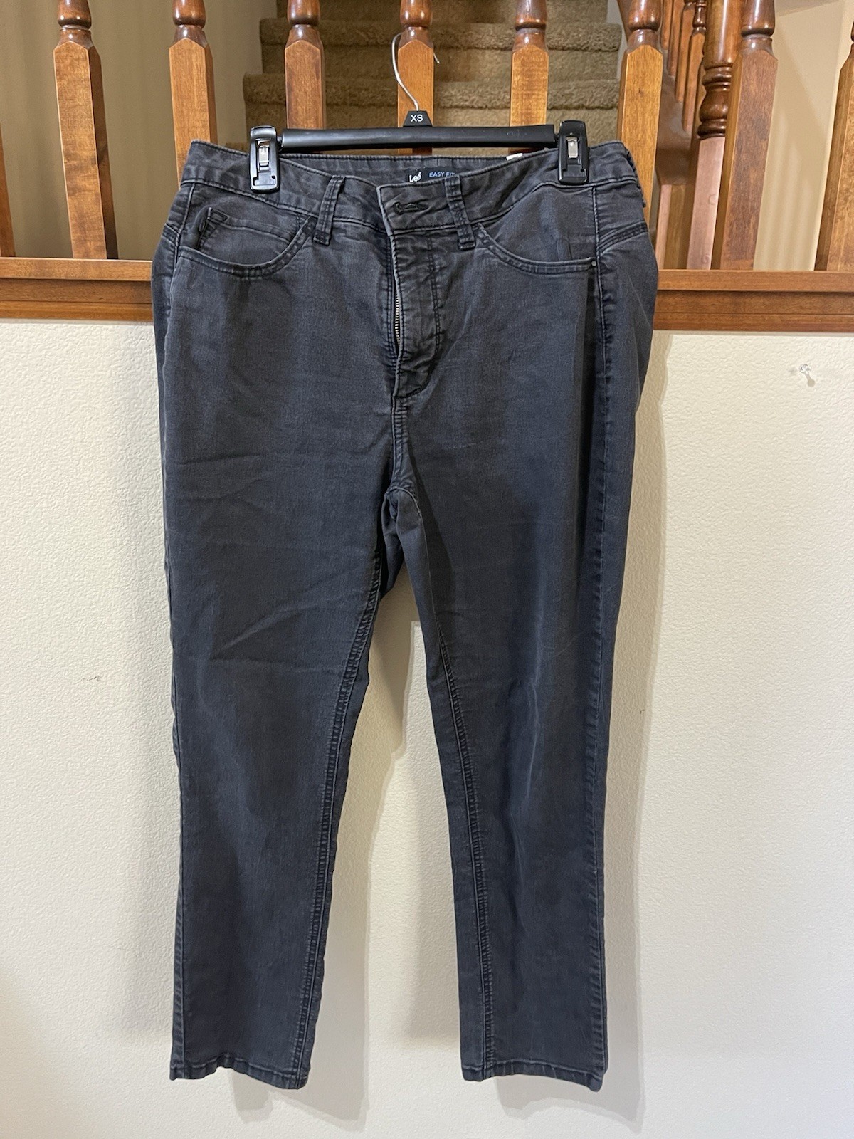 Women’s Lee Easy Fit Cropped Light Wash Stretch Jeans Size 16
