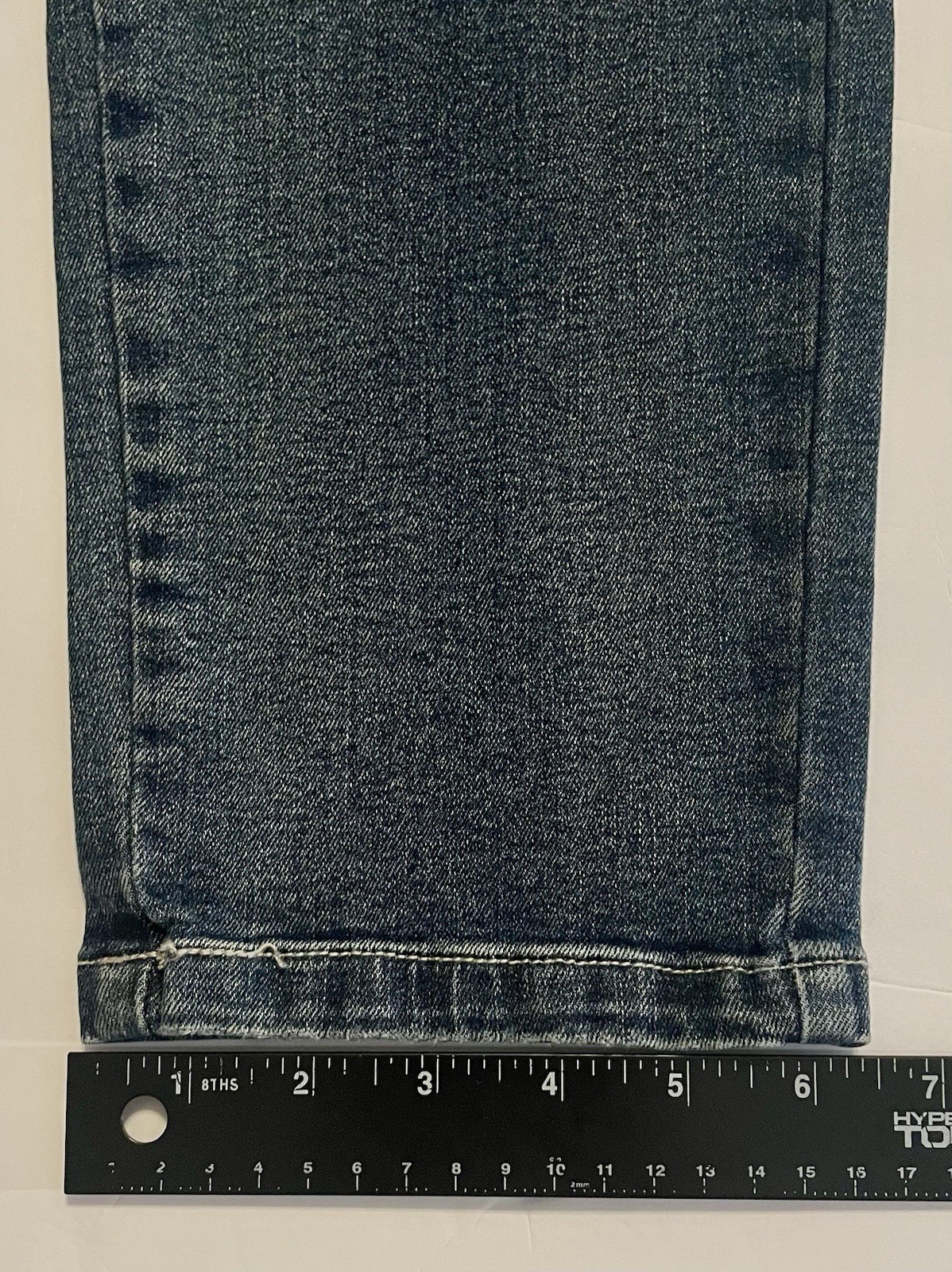 NEW ED HARDY Eagle Vs Snake SlimStraight Distressed Denim Embroidered Y2K Jeans