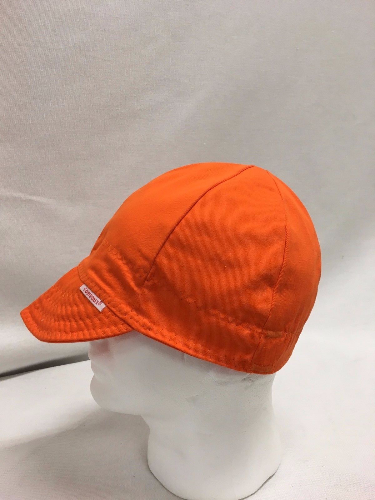 NWT Welding Cap Welders Hat Comeaux Caps Solid Orange Reversible 2000 Sized