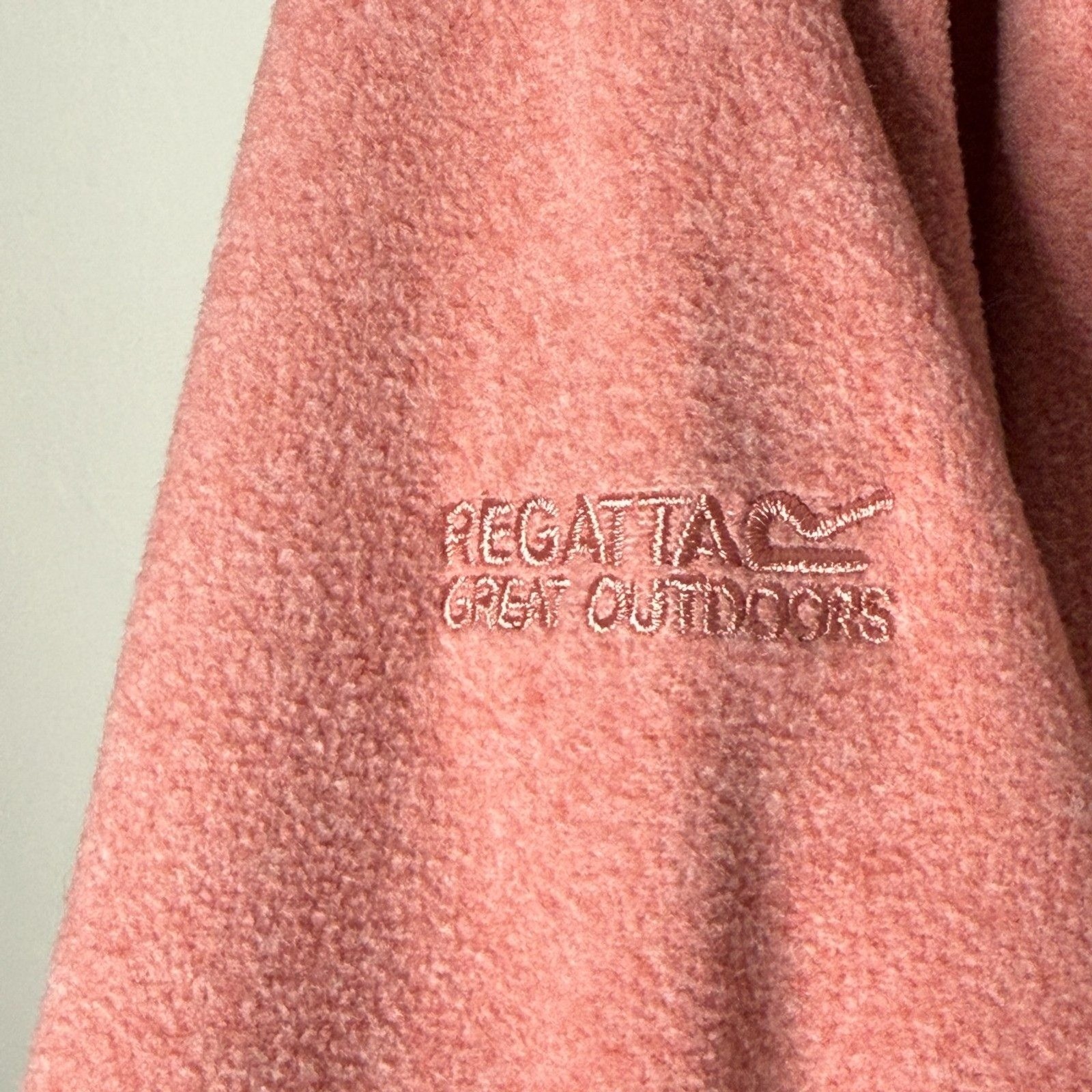 Regatta Great Outdoors Womens Fleece Jacket 16 Red Quarter Zip Hiking Camping