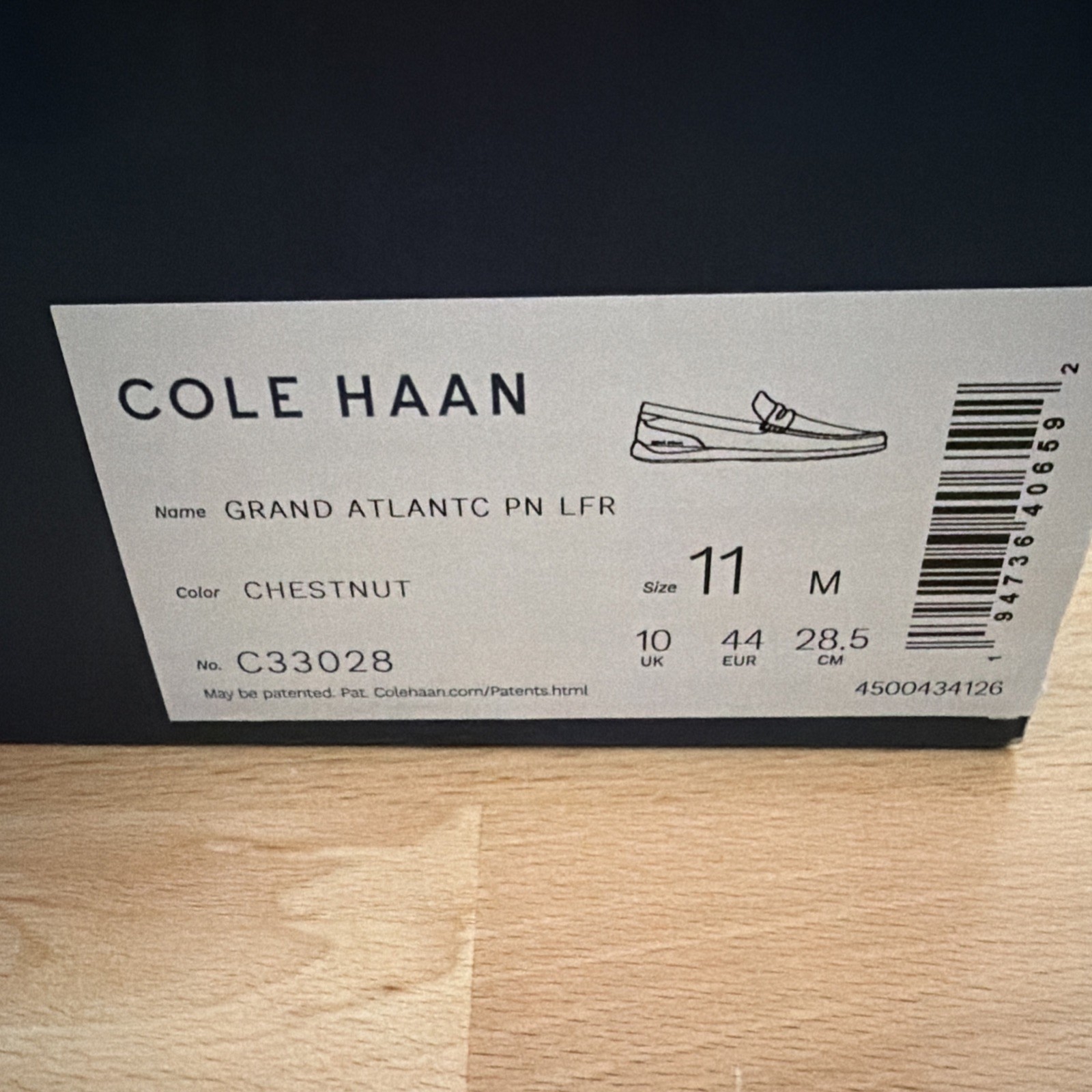 Cole Haan Grand Atlantic Penny Loafer Slip On Moc Toe Men’s Size 11 Brown C33028